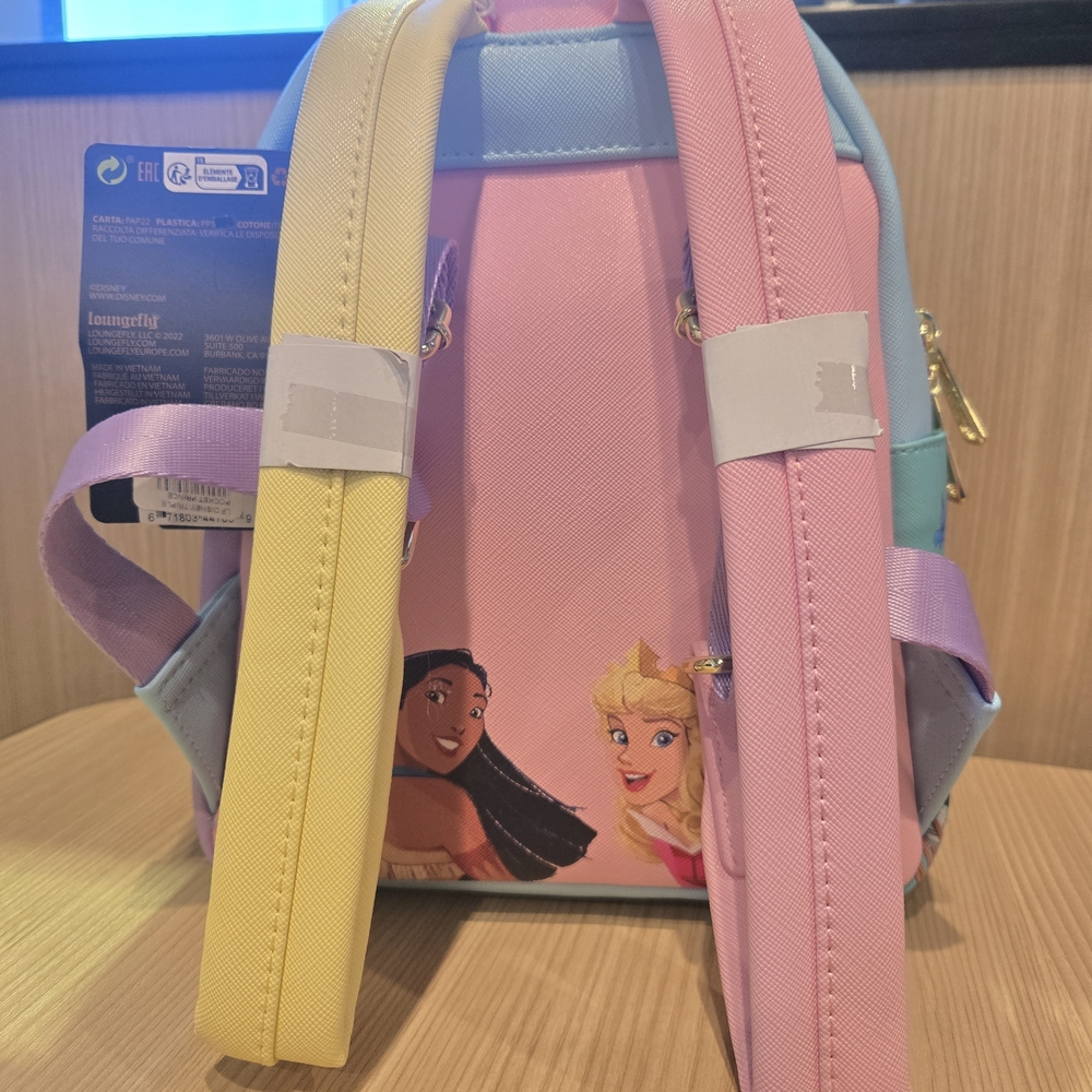 NWT Loungefly Disney Princess Pastel Backpack - Picture 6 of 9